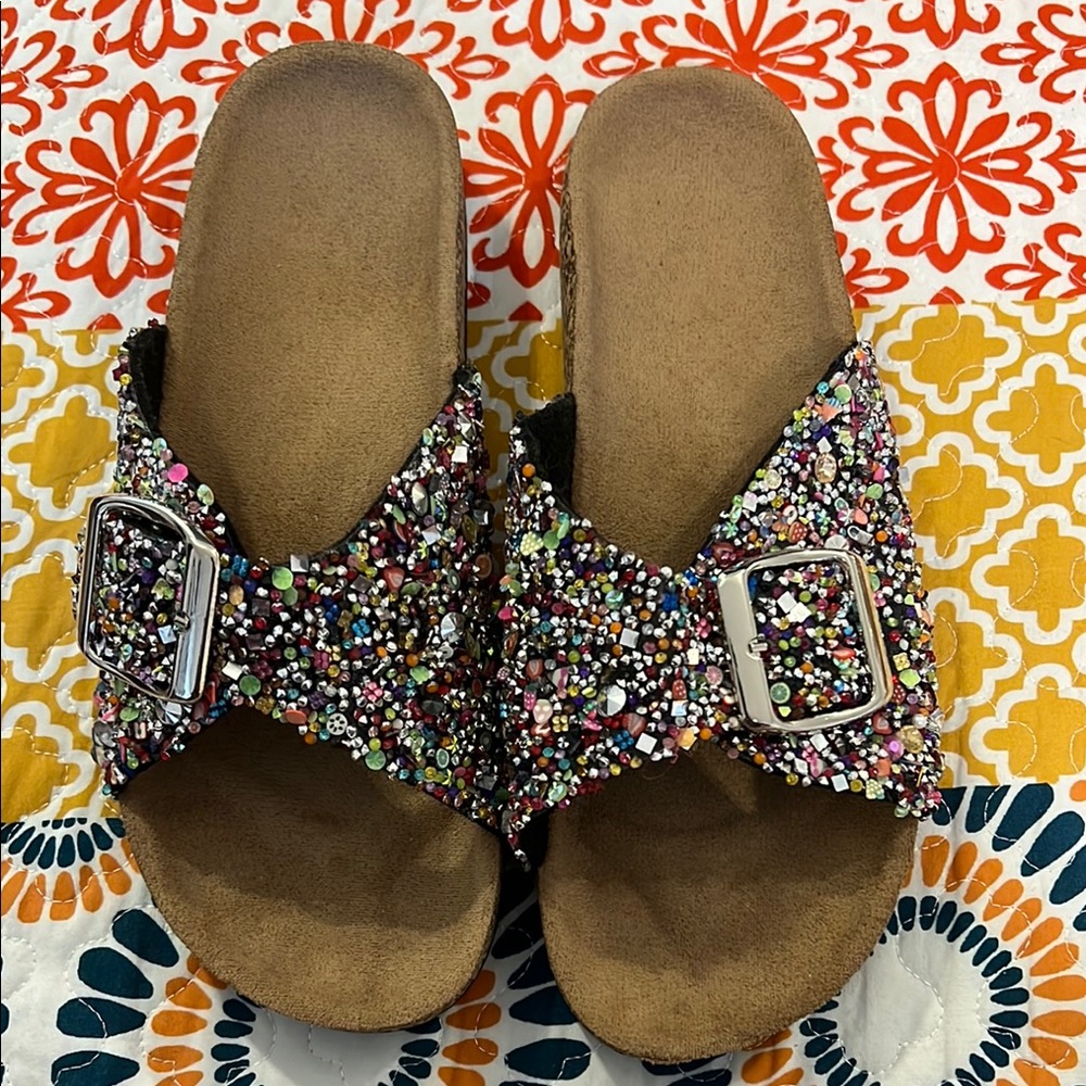 Colorful Kids Sandals with Buckle